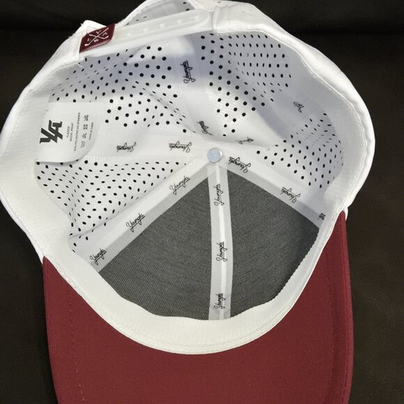 NWOT Rare YoungLA Tee Time Golf Hat Snapback White Burgundy - Picture 5 of 7